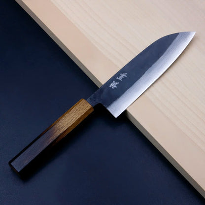 Couteau japonais Santoku Shigekatsu 165 mm – Aogami n°2 Damas 31 couches