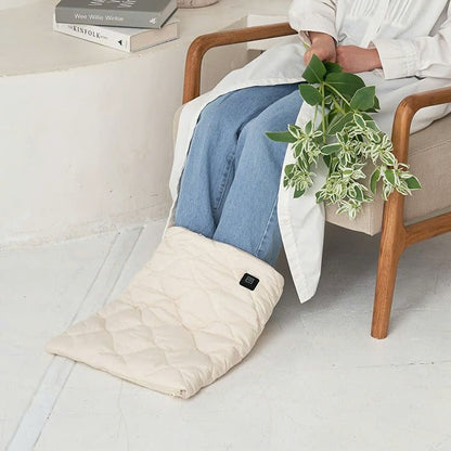 Chauffe-pieds USB matelassé 2-en-1 avec fonction plaid – Life on Products