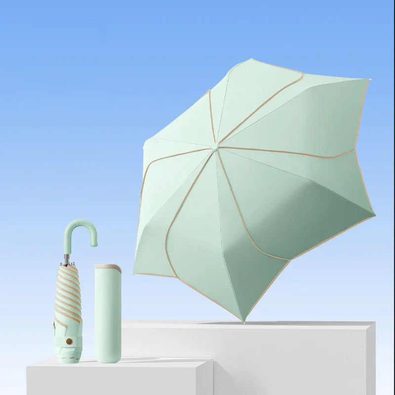 Parapluie Japonais Pliable Fleur | Ombrelle Anti-UV UPF50+ 100% UV & Pluie
