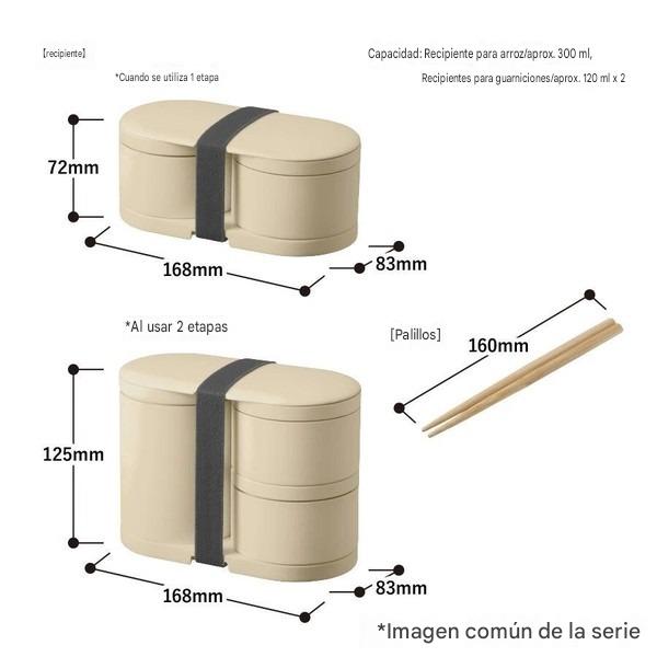 Lunch Box Isotherme MOTTERU avec Compartiments Modulables et Baguettes Intégrées