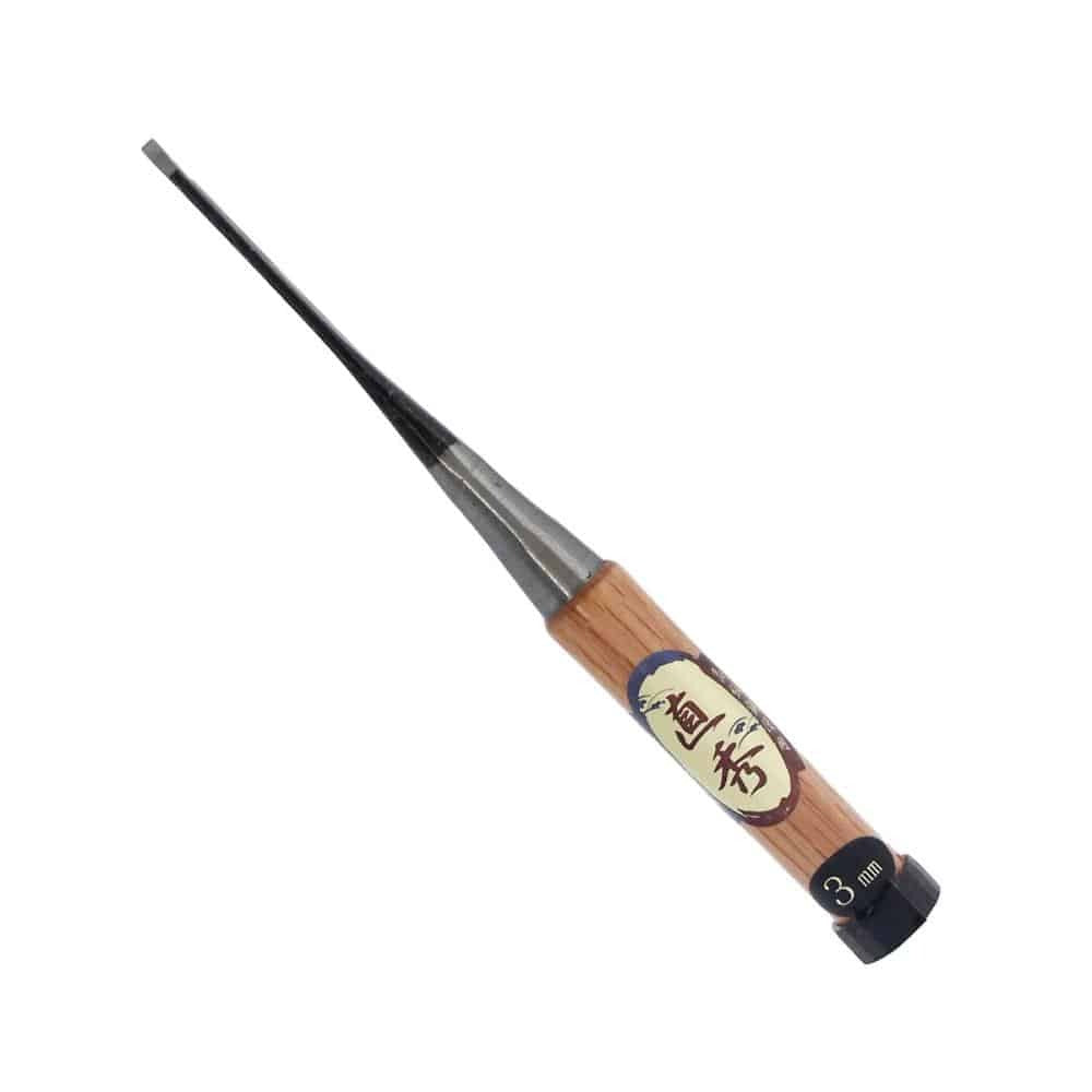 Ciseau à Bois Japonais Naohide Oire Nomi – Ciseau de menuiserie en acier Yasuki White Steel (3 à 42 mm)