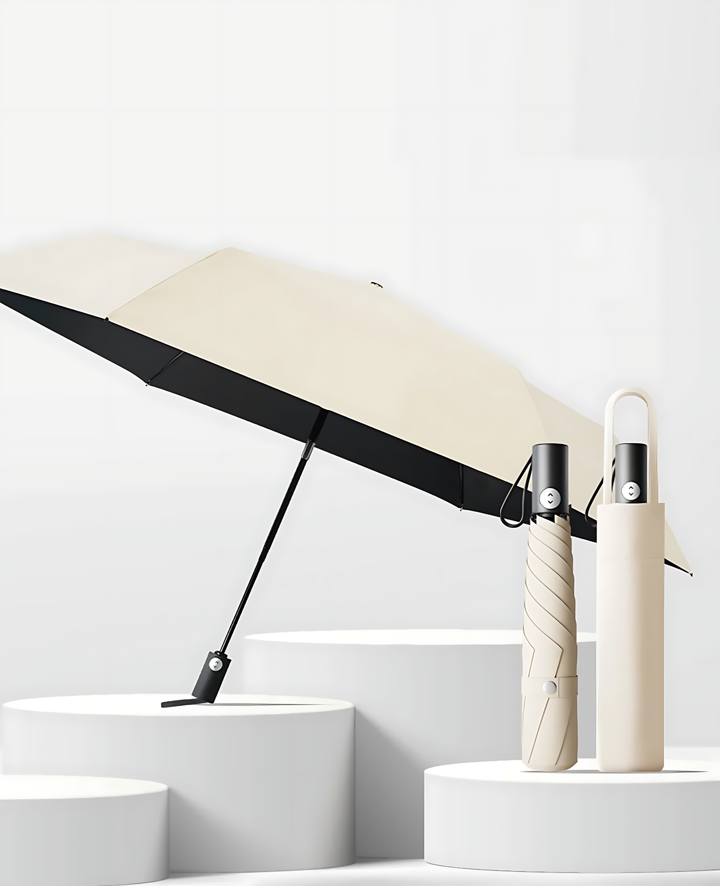 Parapluie Pliable Homme Auto-Ouvrant Anti-UV Kumokasa | Pluie & Soleil