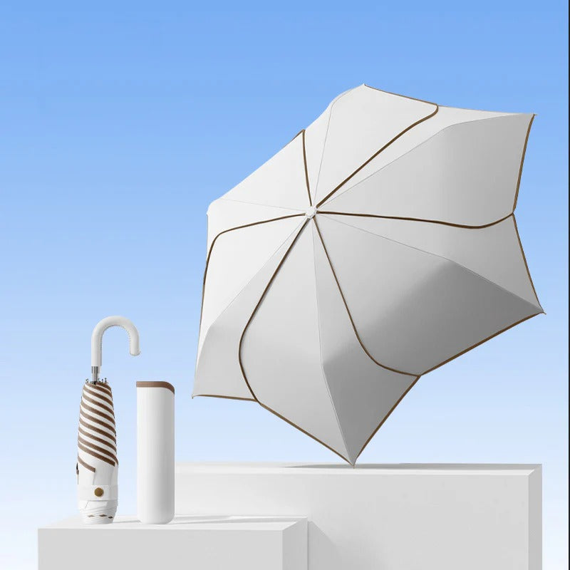 Parapluie Japonais Pliable Fleur | Ombrelle Anti-UV UPF50+ 100% UV & Pluie