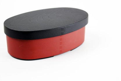 Boîte Bento Japonaise Style Magewappa Rouge – 500 ml, Fabrication Japonaise