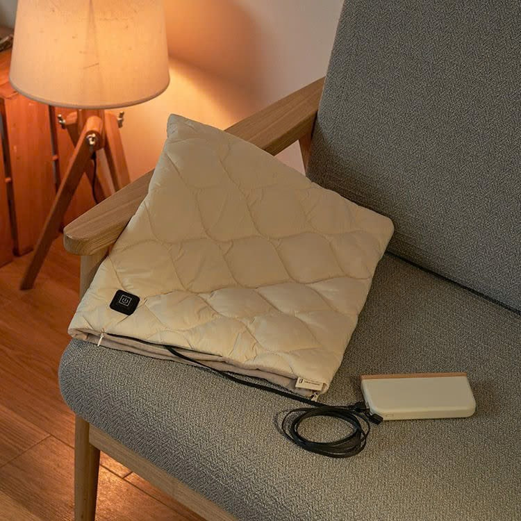 Chauffe-pieds USB matelassé 2-en-1 avec fonction plaid – Life on Products