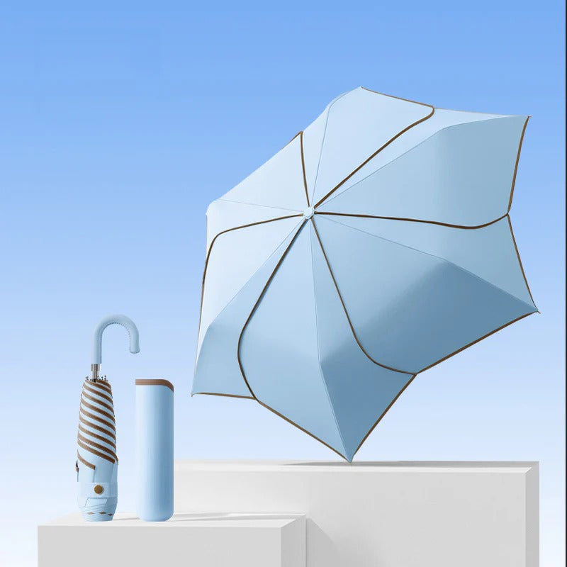 Parapluie Japonais Pliable Fleur | Ombrelle Anti-UV UPF50+ 100% UV & Pluie