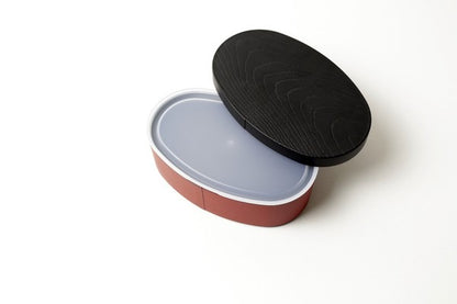 Boîte Bento Japonaise Style Magewappa Rouge – 500 ml, Fabrication Japonaise