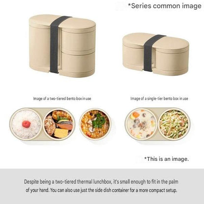 Lunch Box Isotherme MOTTERU avec Compartiments Modulables et Baguettes Intégrées