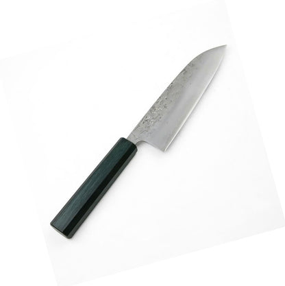 Couteau japonais Santoku Shigekatsu 165 mm – Acier SLD, manche bleu laqué