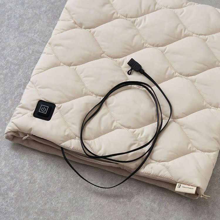 Chauffe-pieds USB matelassé 2-en-1 avec fonction plaid – Life on Products