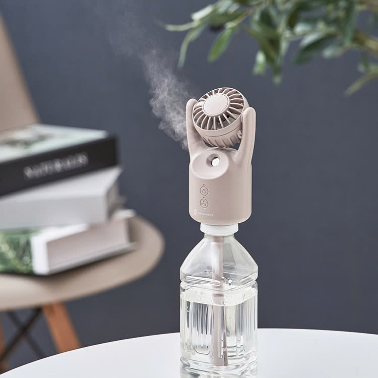 Ventilateur brumisateur rechargeable 3-en-1 pour bouteille – Life on Products