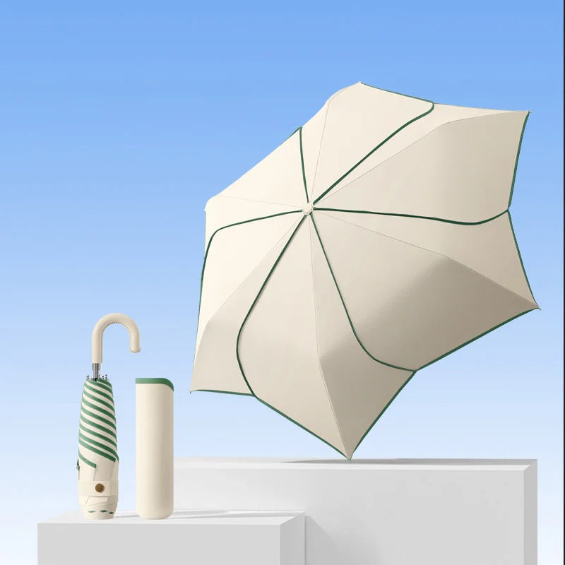 Parapluie Japonais Pliable Fleur | Ombrelle Anti-UV UPF50+ 100% UV & Pluie