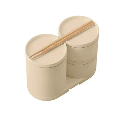 Lunch Box Isotherme MOTTERU avec Compartiments Modulables et Baguettes Intégrées