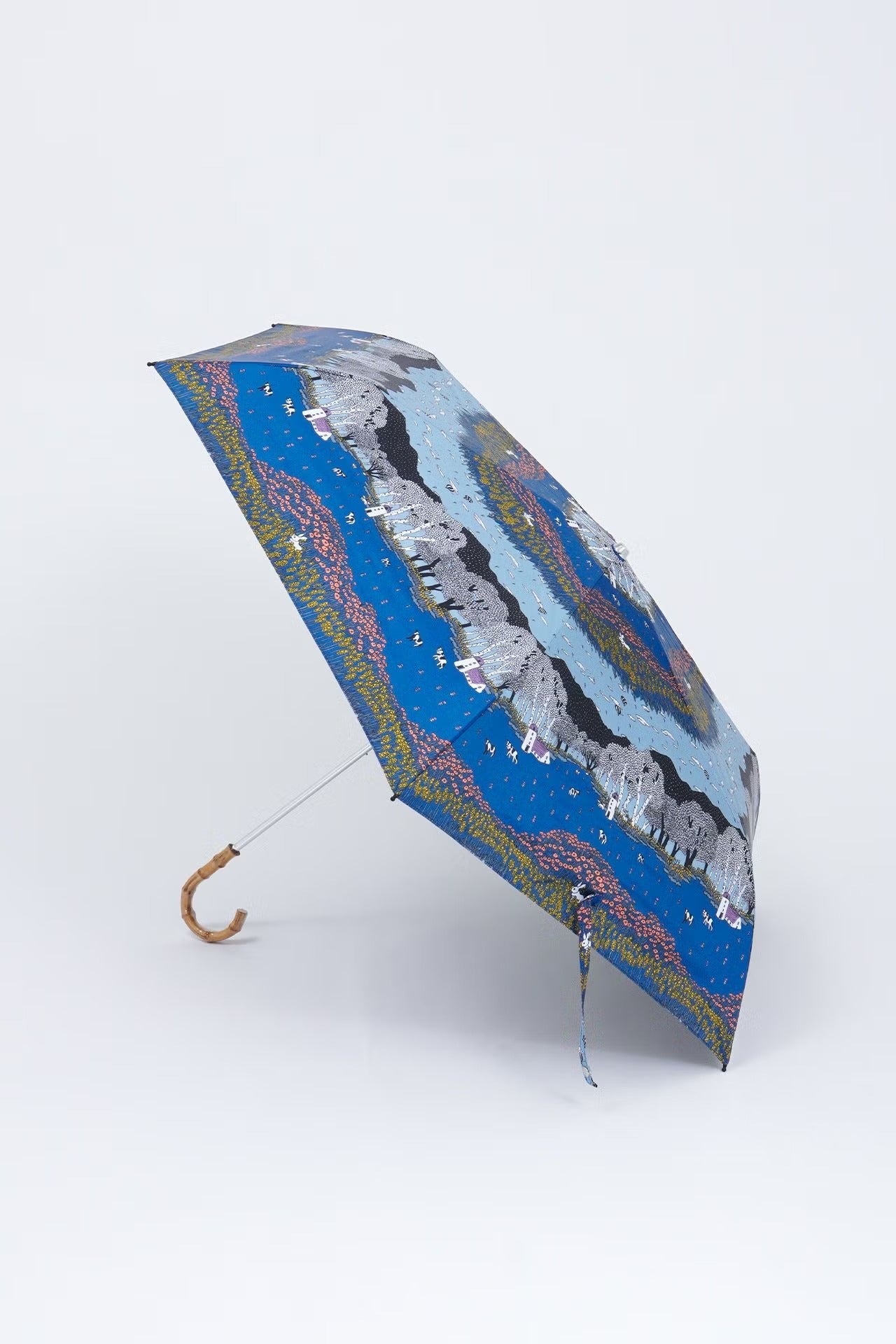 Parapluie Pliant BIEI Mini Umbrella marble SUD Mint