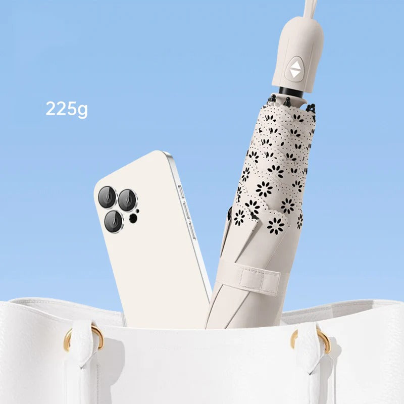 Parapluie Pliable Auto-Ouvrant à Volants Kumokasa