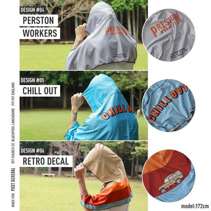 Serviette à Capuche Rafraîchissante UV UPF50+ POST GENERAL | Quick Dry Hoodie Towel