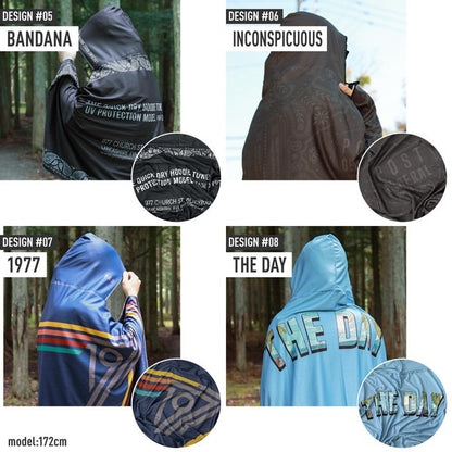 POST GENERAL Serviette à Capuche Rafraîchissante XXL UV UPF50+ | Cooling Hoodie Towel Big