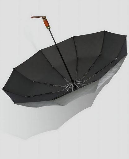 Parapluie Japonais Pliable Homme Triple Pli Automatique Anti-UV Kumokasa | Pluie & Soleil
