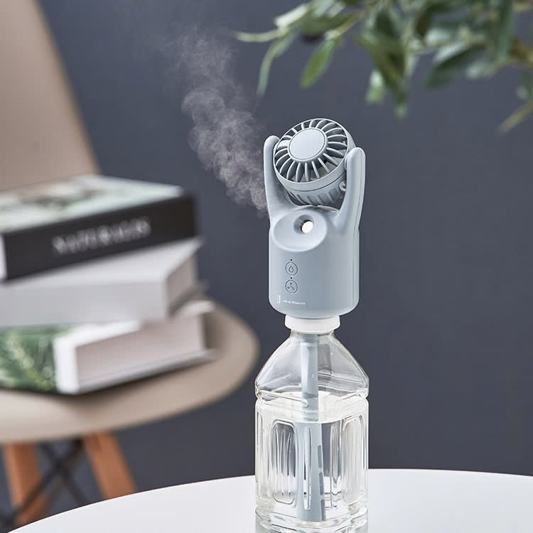 Ventilateur brumisateur rechargeable 3-en-1 pour bouteille – Life on Products