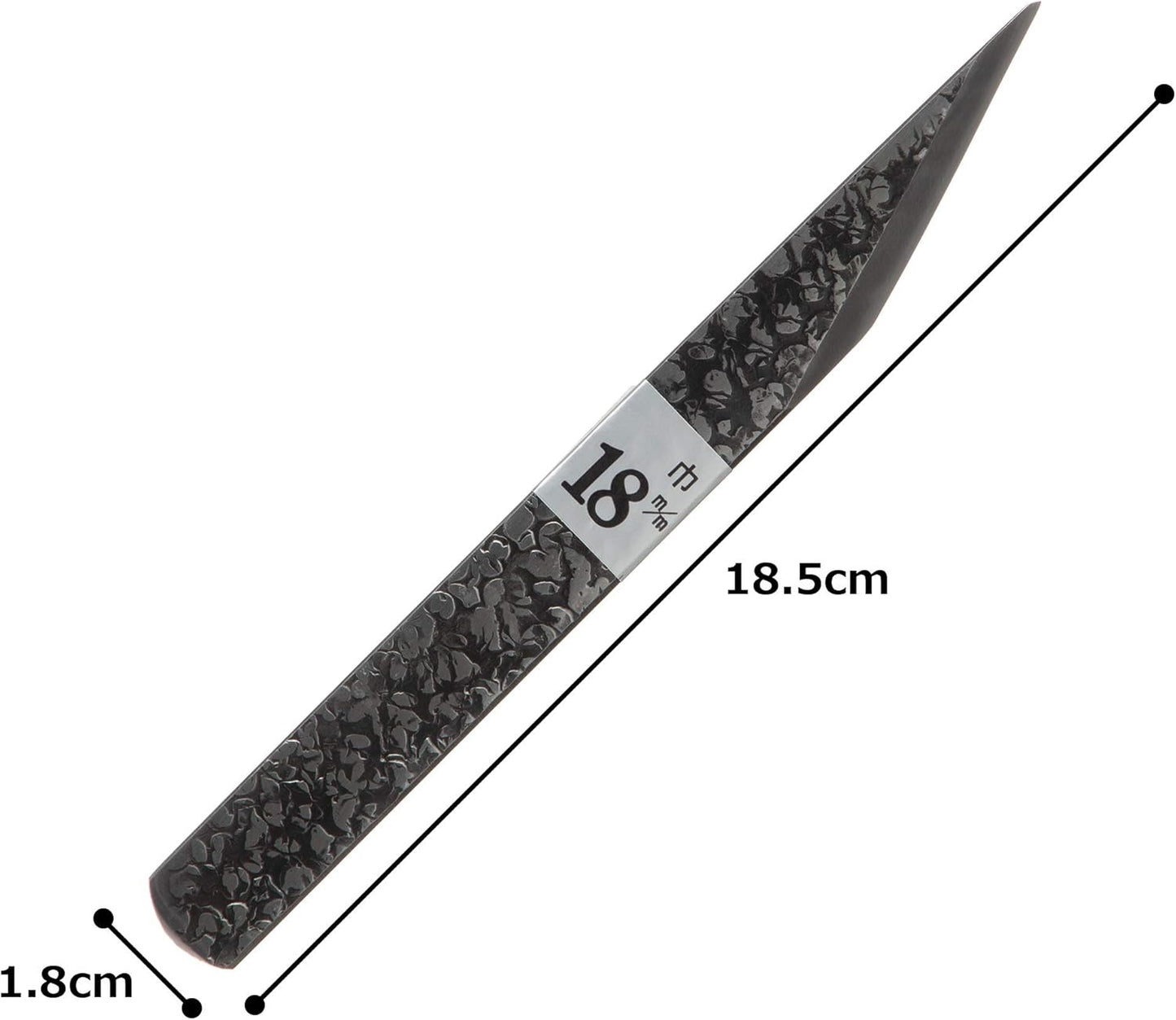 Couteau Kiridashi Japonais Ryuzo Tsuchime – Acier Carbone Forgé (18 mm & 24 mm)
