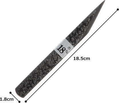 Couteau Kiridashi Japonais Ryuzo Tsuchime – Acier Carbone Forgé (18 mm & 24 mm)