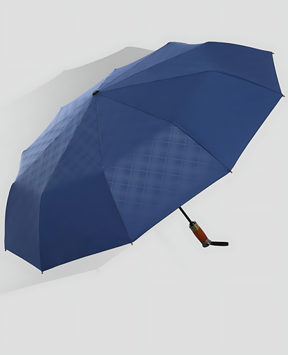Parapluie Japonais Pliable Homme Triple Pli Automatique Anti-UV Kumokasa | Pluie & Soleil