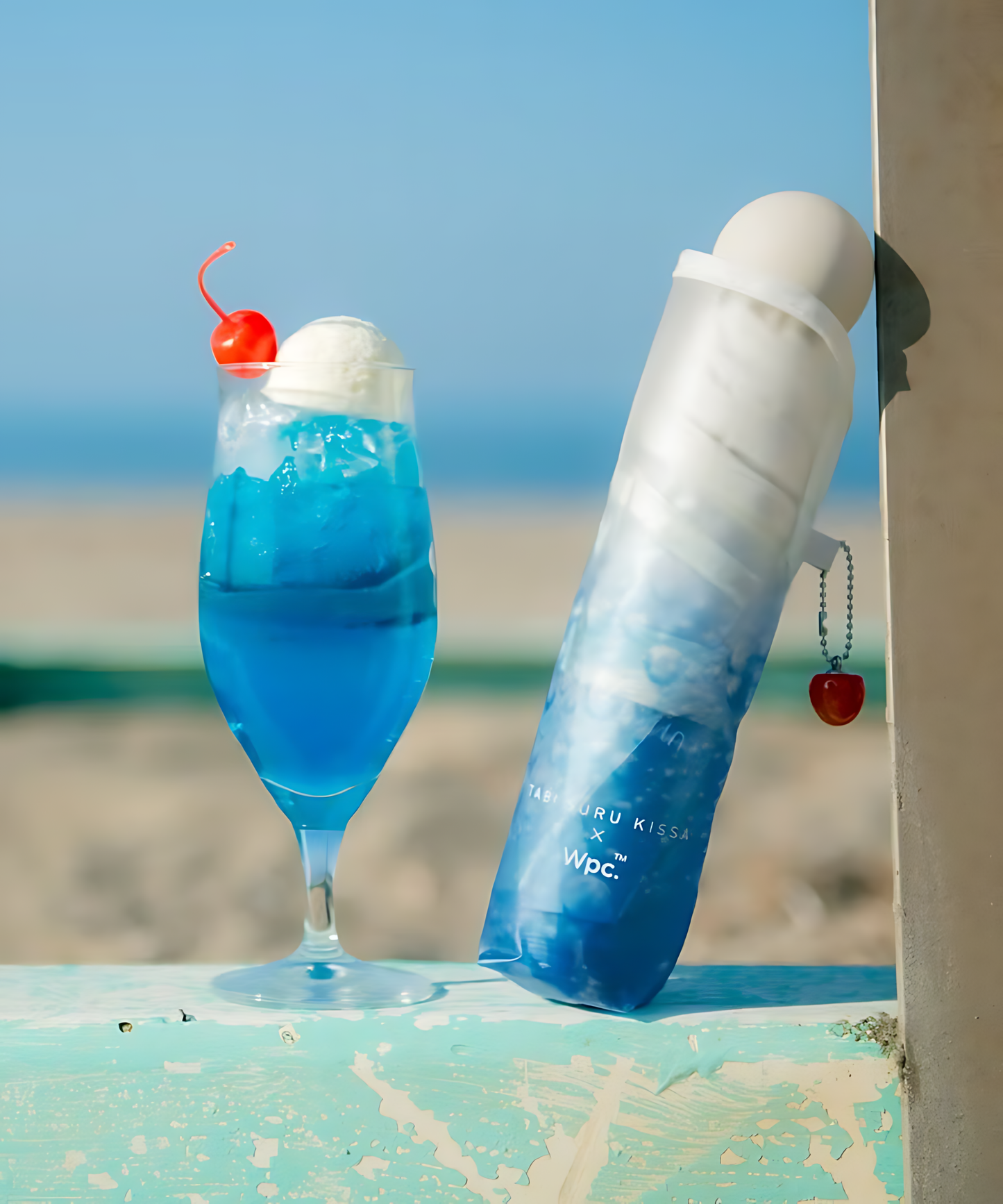 Parapluie Pliable Mini Cream Soda Tabisuru Kissa × Wpc. | Vinyle Pluie