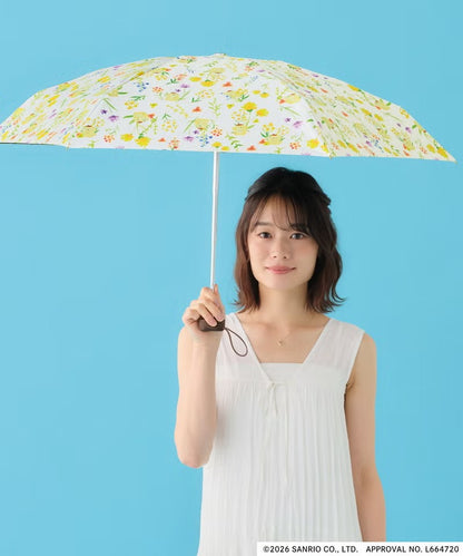 Parapluie Pliable Mini Sanrio Characters Motif Floral Aquarelle Wpc.