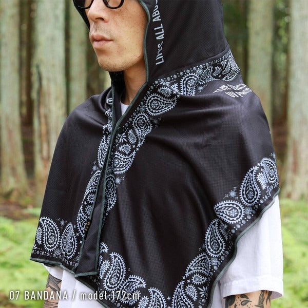 Serviette à Capuche Rafraîchissante UV UPF50+ POST GENERAL | Quick Dry Hoodie Towel