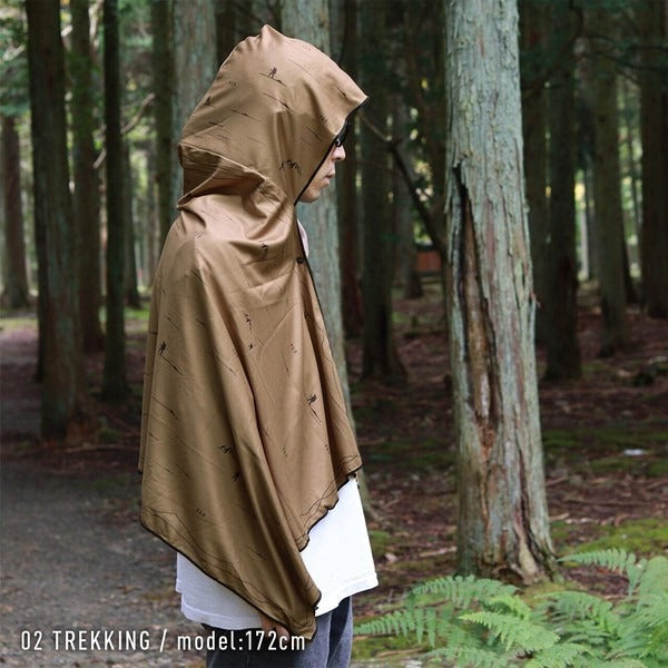 POST GENERAL Serviette à Capuche Rafraîchissante XXL UV UPF50+ | Cooling Hoodie Towel Big