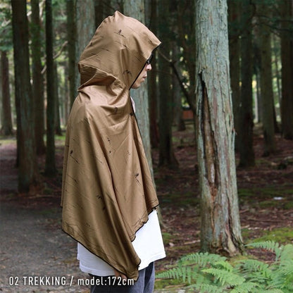 POST GENERAL Serviette à Capuche Rafraîchissante XXL UV UPF50+ | Cooling Hoodie Towel Big