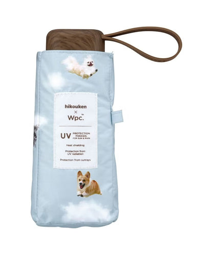 Ombrelle pliante Flying Dog × Wpc. Mini 47 cm – UV 100 %, UPF50+