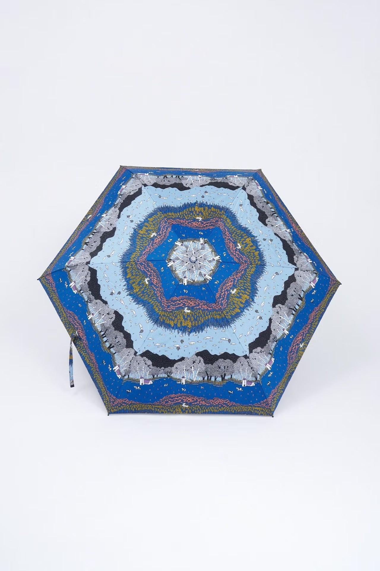 Parapluie Pliant BIEI Mini Umbrella marble SUD Mint