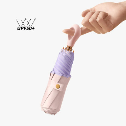 Parapluie Japonais Pliable Fleur | Ombrelle Anti-UV UPF50+ 100% UV & Pluie
