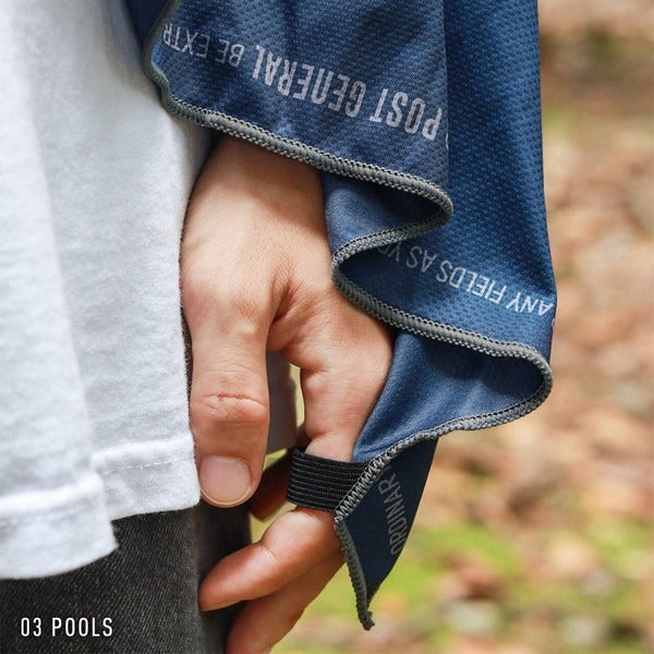 POST GENERAL Serviette à Capuche Rafraîchissante XXL UV UPF50+ | Cooling Hoodie Towel Big