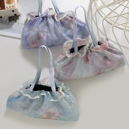 Parapluie Pliable Anti-UV Double Couche Dentelle Kumokasa