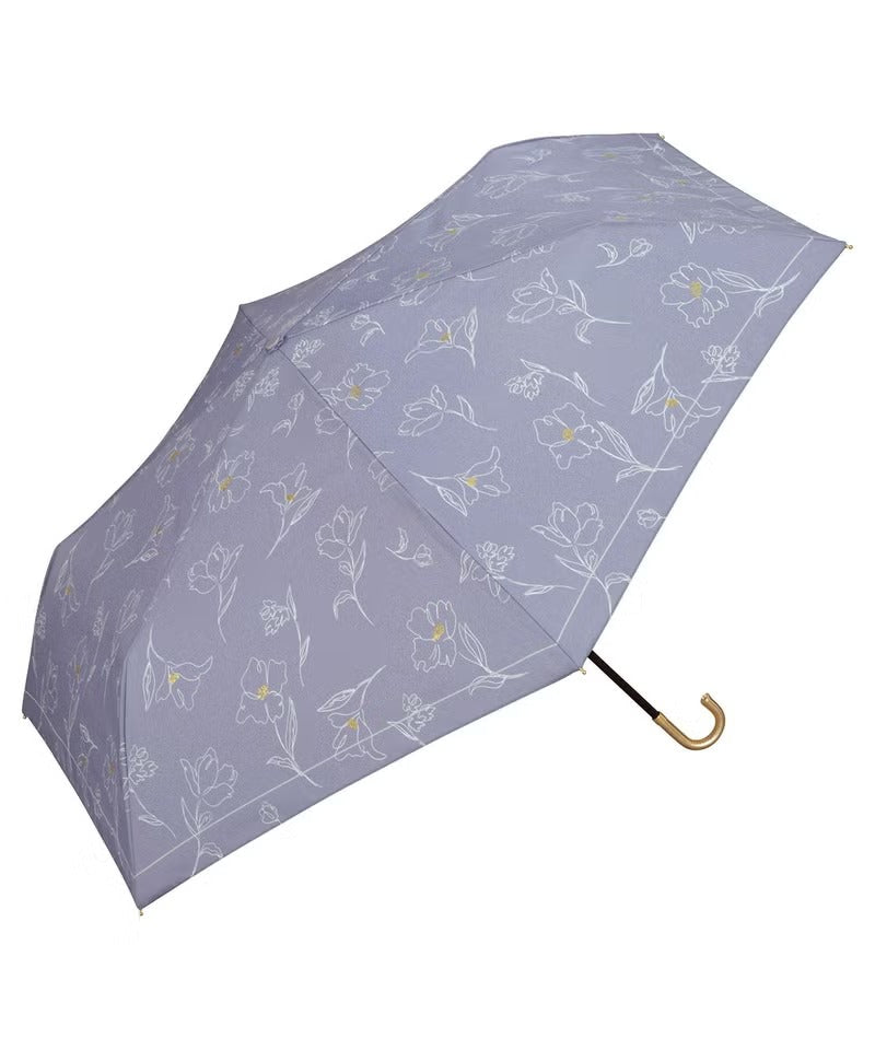 Parapluie Pliable Mini Motif Floral Anti-UV Wpc.