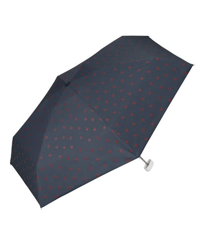 Parapluie Pliable Mini Anti-UV Motif Cœur Wpc.