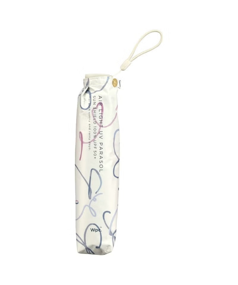 Parapluie Japonais Pliant Mini Anti-UV Papillons et Rubans Wpc.