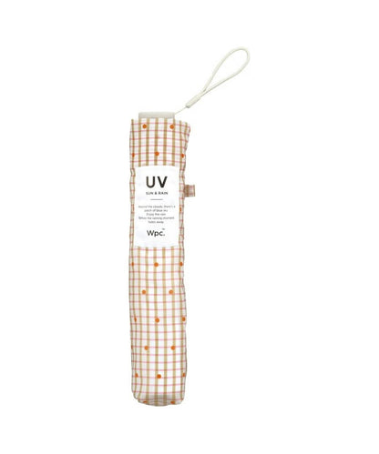 Parapluie Pliable Mini Motif Carreaux et Pois Wpc. | Pluie & Soleil
