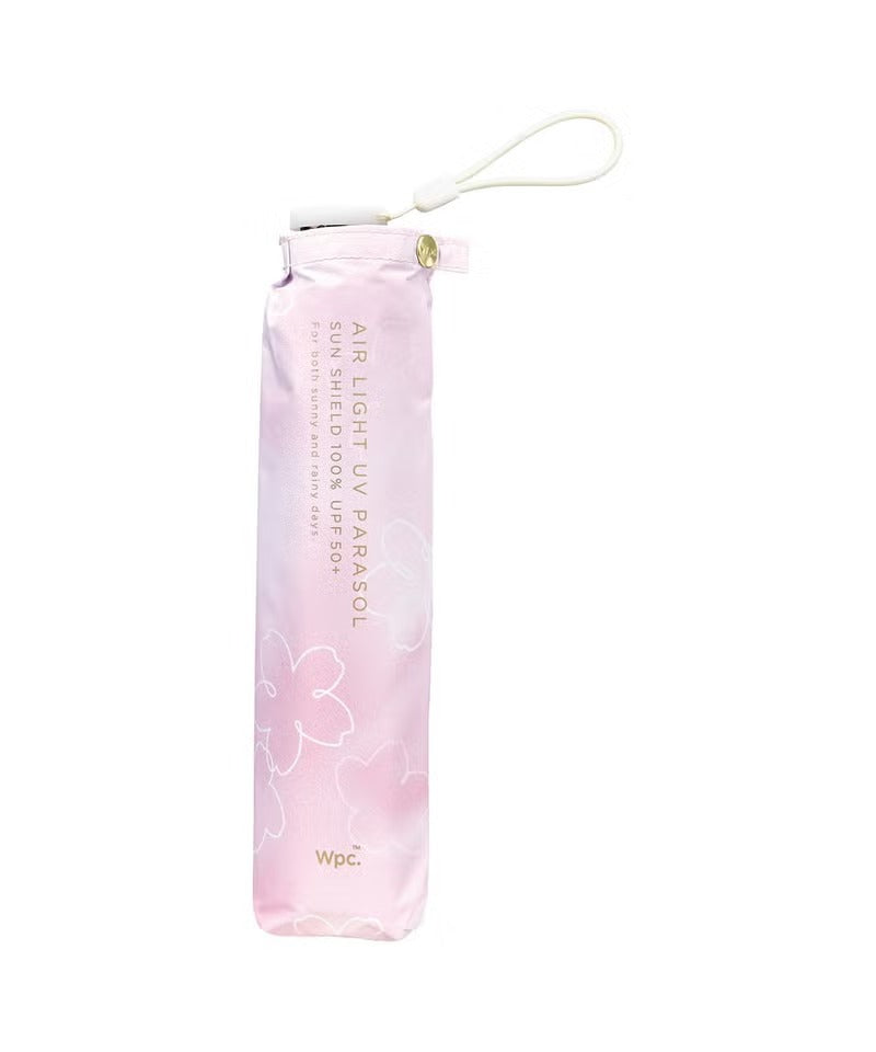 Ombrelle pliante Wpc. Hanayura Mini 50 cm – Ultra-légère 116–118 g, UV 99,9 %
