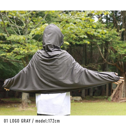 POST GENERAL Serviette à Capuche Rafraîchissante XXL UV UPF50+ | Cooling Hoodie Towel Big