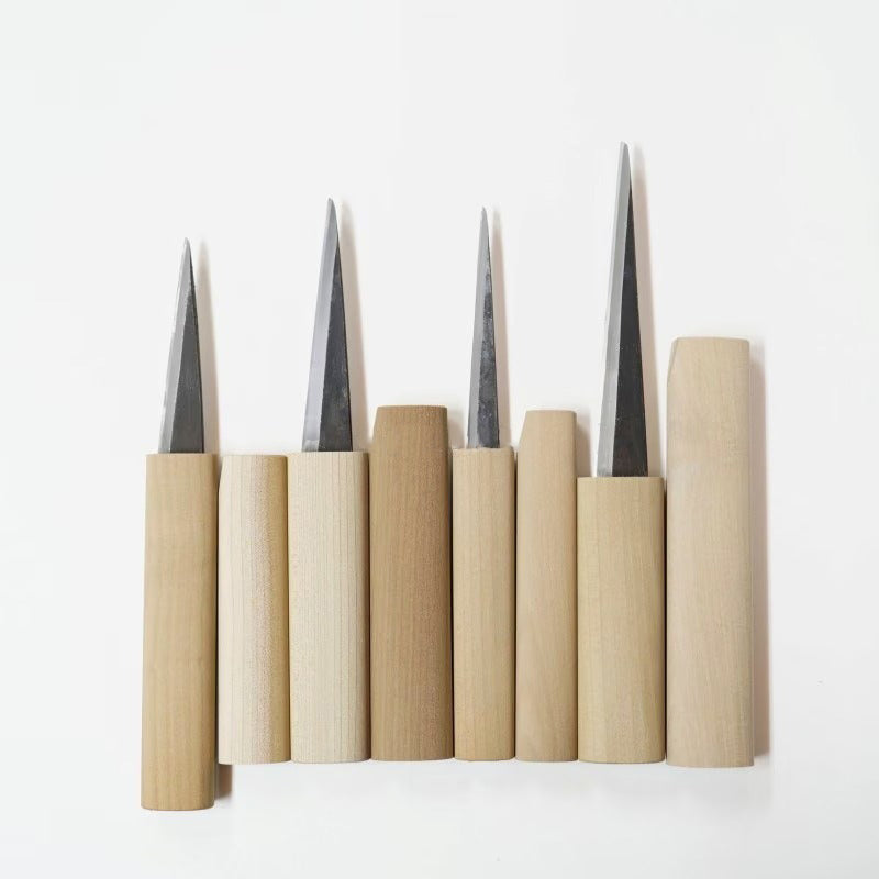 Baishinshi Couteau de sculpture japonais White Steel – Kuri Kogatana droitier & gaucher