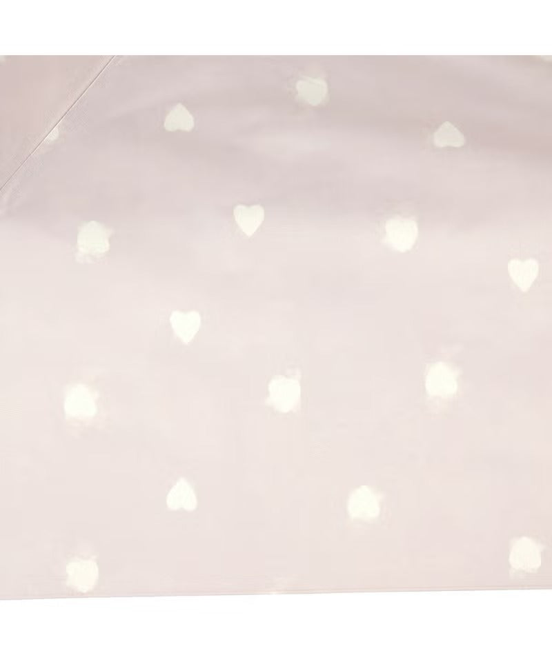 Parapluie Pliable Léger Mini Anti-UV Cœur Crème Wpc.