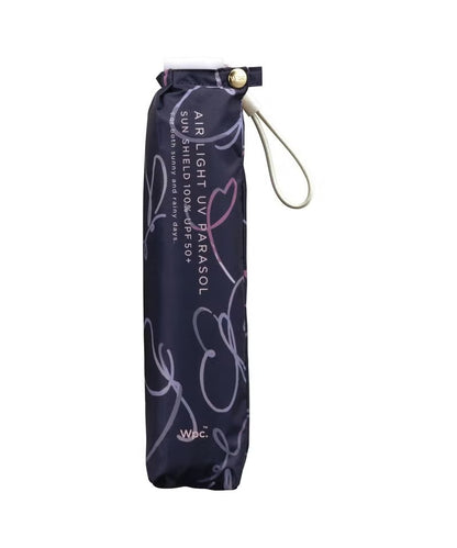 Parapluie Japonais Pliant Mini Anti-UV Papillons et Rubans Wpc.