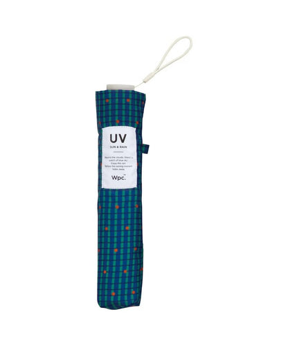 Parapluie Pliable Mini Motif Carreaux et Pois Wpc. | Pluie & Soleil