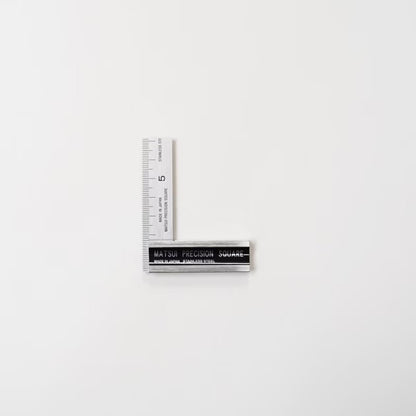 Matsui Équerre japonaise inox graduée 70mm – Équerre de précision Sanjo