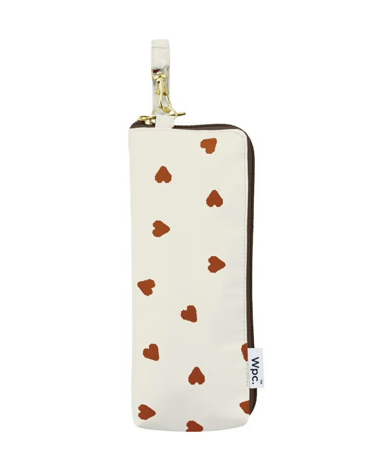 Parapluie Pliable Mini Anti-UV Motif Cœur Wpc.