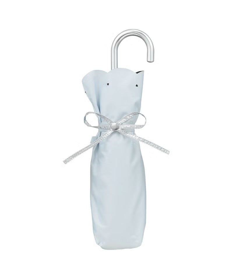 Ombrelle pliante Wpc. Silver Ribbon Heart Mini 50 cm – UV 100 %, UPF50+