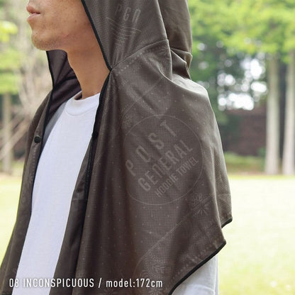 Serviette à Capuche Rafraîchissante UV UPF50+ POST GENERAL | Quick Dry Hoodie Towel